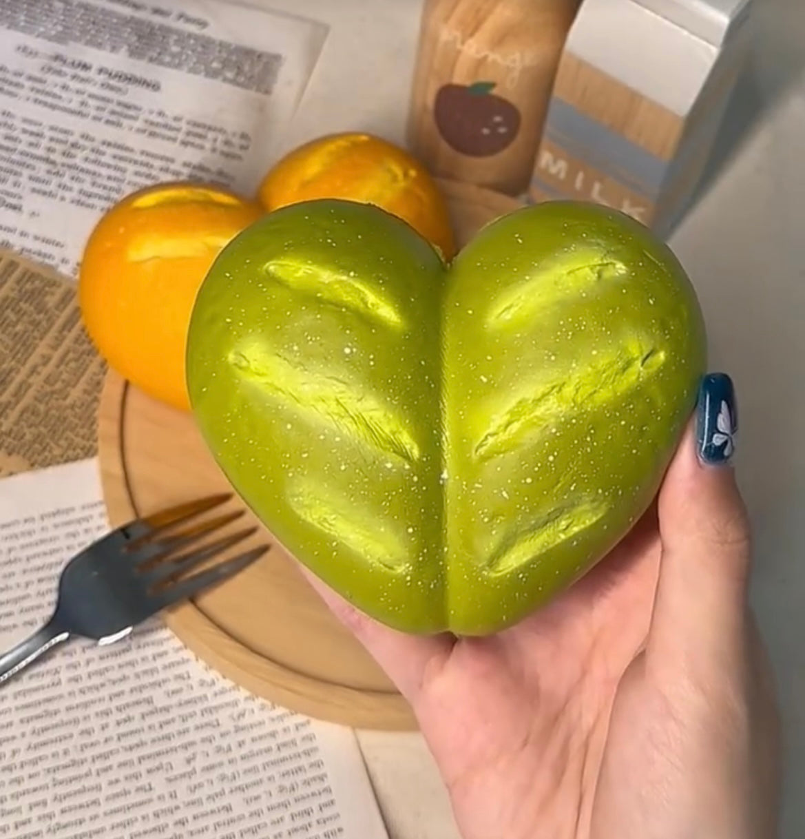 Heart Shaped Bread Squishy